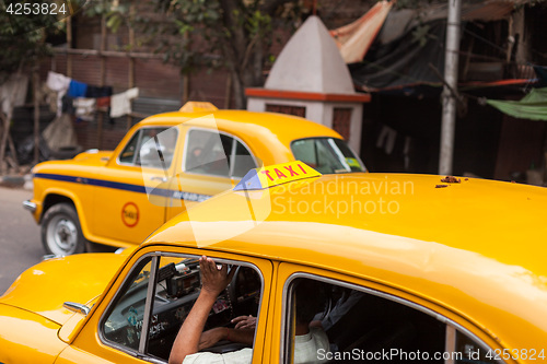 Image of Taxis in Kolkata (Calcutta)