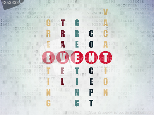 Image of Entertainment, concept: Event in Crossword Puzzle