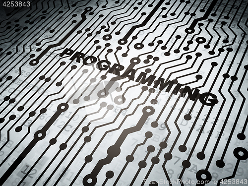 Image of Software concept: circuit board with Programming