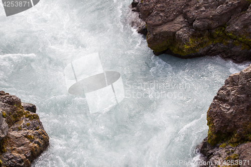 Image of Close-up view of a water fall