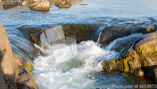 Image of Close-up view of a water fall