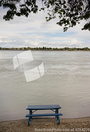 Image of Picnic Table Riverside Columbia River