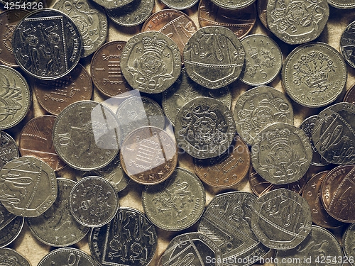 Image of Vintage Pound coins