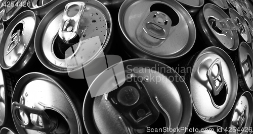 Image of empty aluminum cans