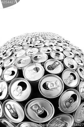 Image of empty aluminum cans