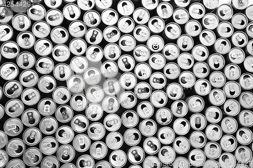 Image of empty aluminum cans