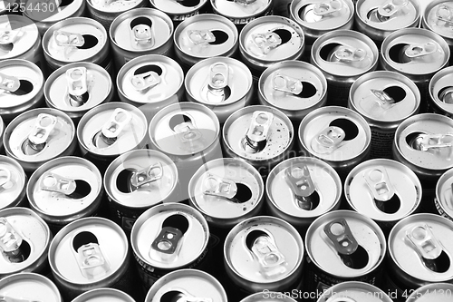 Image of empty aluminum cans