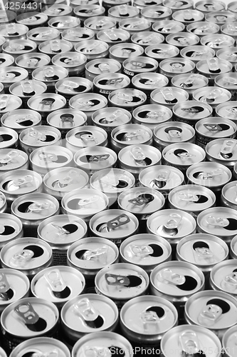 Image of empty aluminum cans