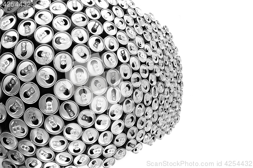 Image of empty aluminum cans