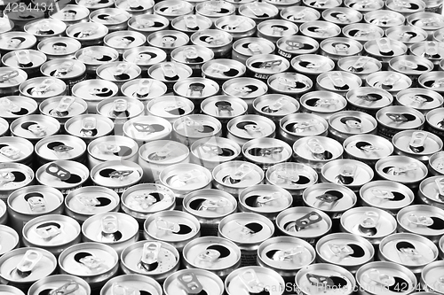 Image of empty aluminum cans