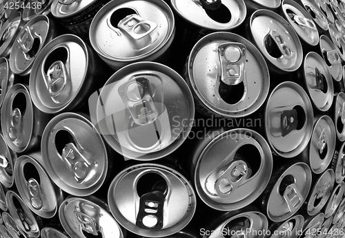 Image of empty aluminum cans