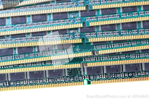 Image of computer memory chips