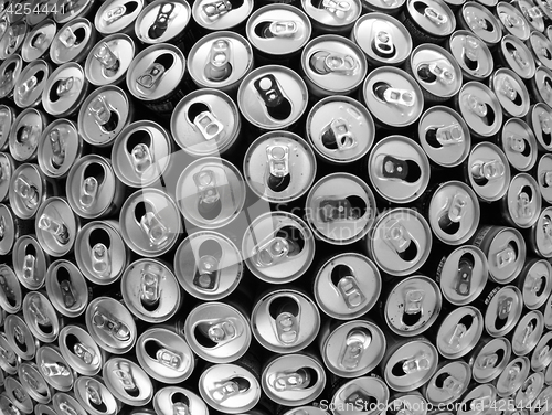 Image of empty aluminum cans