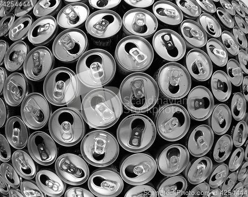 Image of empty aluminum cans