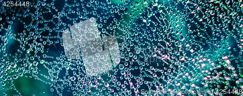 Image of blue drops background