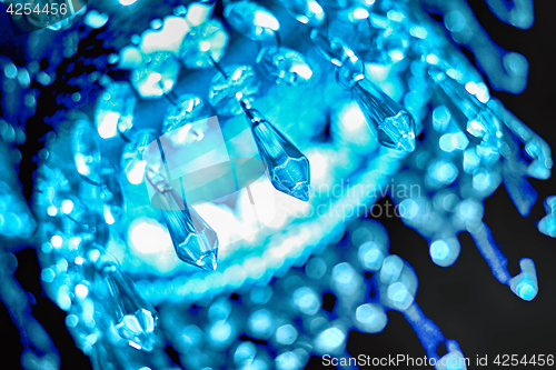 Image of blue crystal lustre