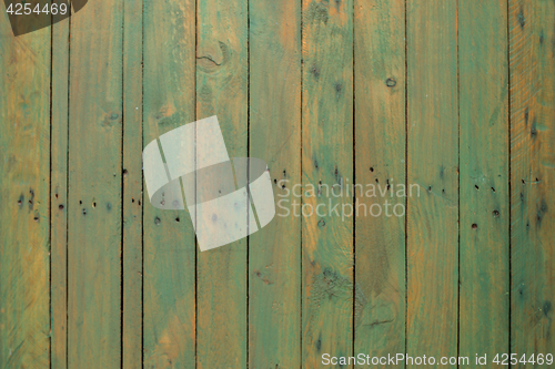 Image of Green wooden panel