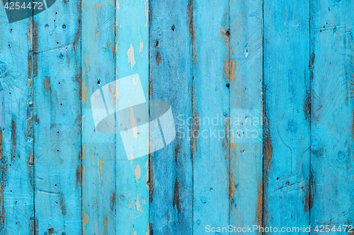 Image of Blue wooden panel