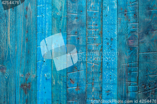 Image of Blue wooden panel
