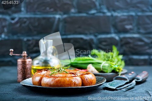 Image of fried sausages