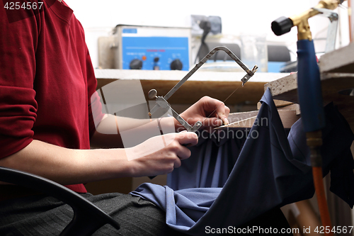 Image of Laboratory jewelery. Workshop jewelery.