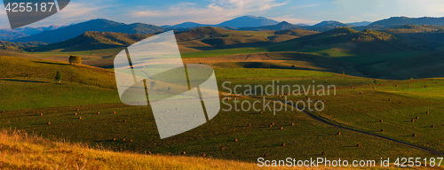 Image of Beauty summer evening in the mountains