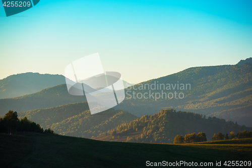 Image of Beauty dawn in the mountains