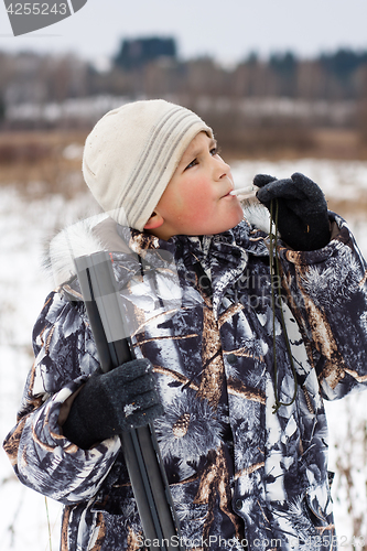 Image of young hunter