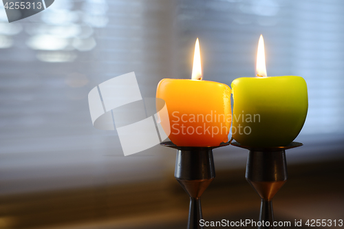 Image of two easter candles