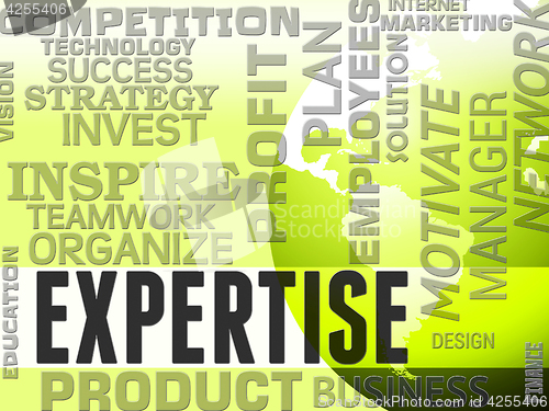 Image of Expertise Words Indicates Specialist Skill And Capabilities