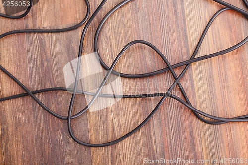 Image of Cables on the floor