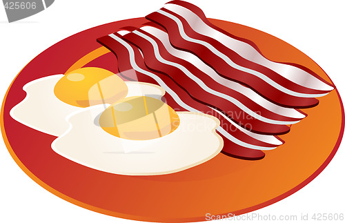 Image of Bacon and eggs