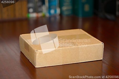 Image of Cardboard Box on a Table