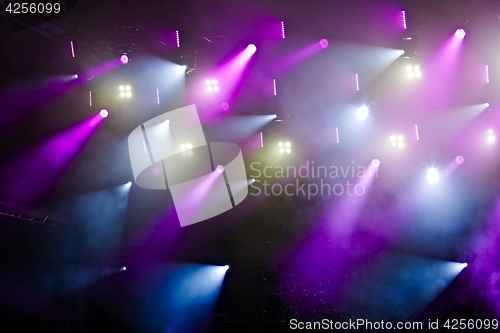 Image of Colorful Concert Lighting