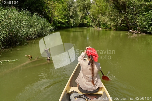 Image of Canoe on the River