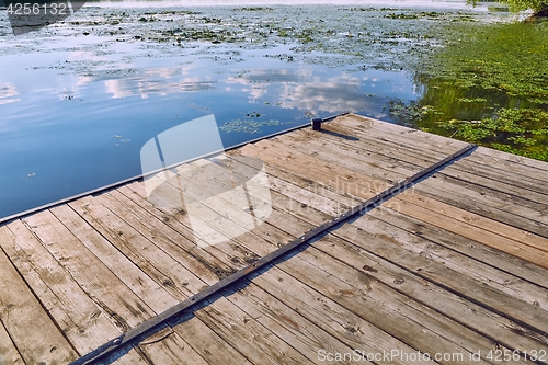 Image of Lakeside pier detail