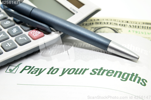 Image of Play to your strengths