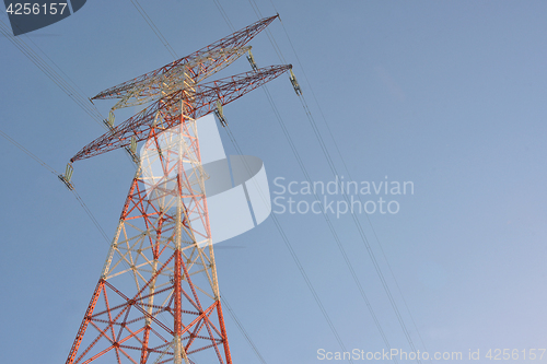 Image of High voltage post