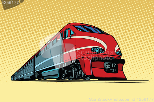 Image of high speed passenger train