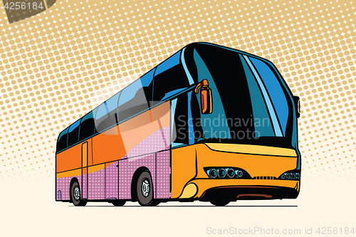 Image of tourist bus, public transport