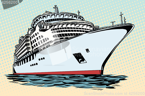 Image of cruise ship vacation sea travel