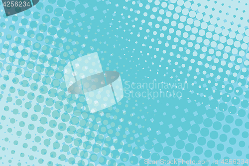 Image of blue pop art halftone background