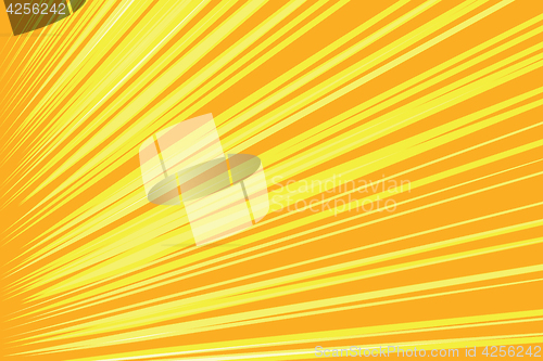 Image of Orange rays pop art comic background