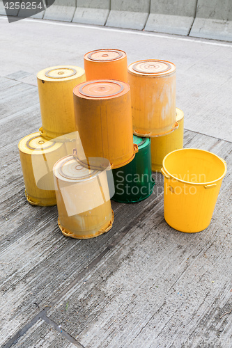 Image of Yellow Buckets