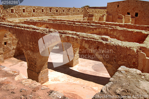 Image of wall and ruins of fortress