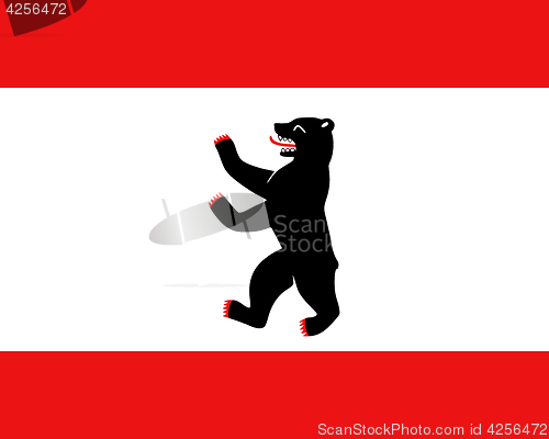 Image of Colored flag of Berlin