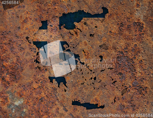 Image of Textured map of Greece in nice colors