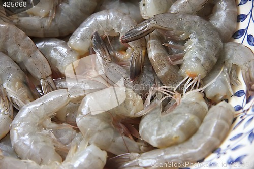 Image of Whole raw prawns