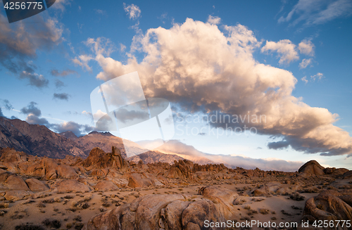 Image of Golden Rocks Alabama Hills Sierra Nevada Range California