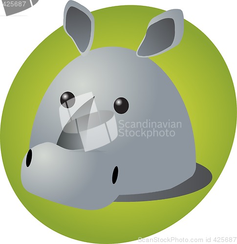 Image of Rhino cartoon